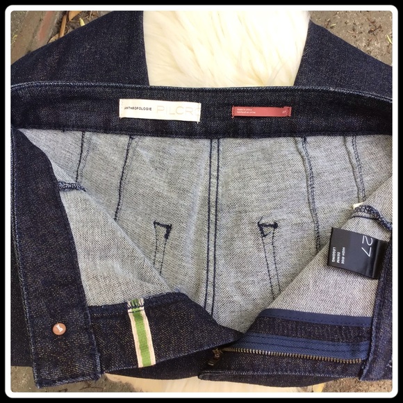 Anthropologie Pilcro shimmer high rise denim leggings - Picture 5 of 10